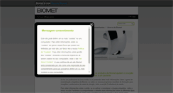 Desktop Screenshot of biomet.pt
